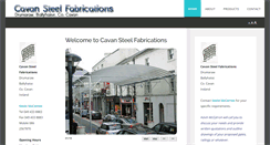 Desktop Screenshot of cavansteel.ie